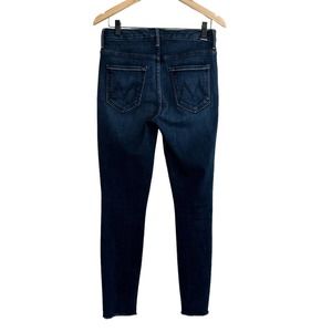 Mother Jeans High Waisted Looker Ankle Fray Women 29 Enchantment Wash Denim